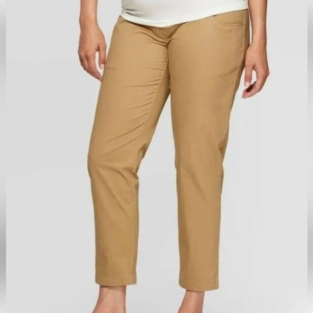 Brand new Khaki crops by Isabel Maternity